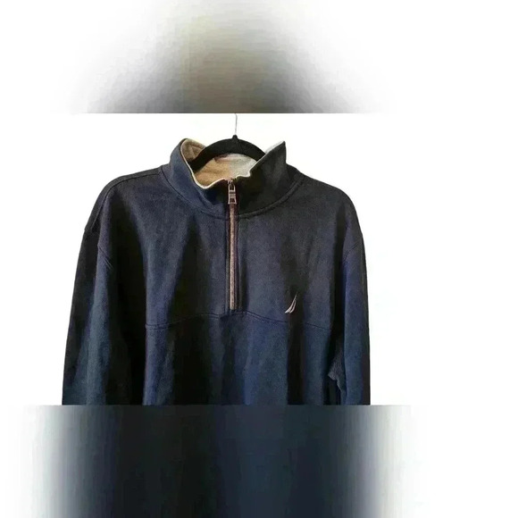 NWT Nautica Pullover with 1/4 Zip Size: L - Picture 6 of 8